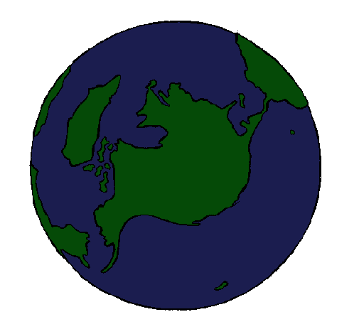 Dibujo Planeta Tierra pintado por Maria_15