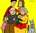 Dibujo Familia pintado por fernandojose