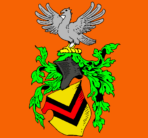 Escudo de armas y aguila 