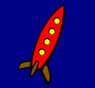 Dibujo Cohete II pintado por pocoyop