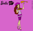 Dibujo Barbie cocinera pintado por mipc20003