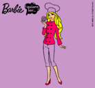 Dibujo Barbie de chef pintado por jenmar