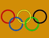 Dibujo Anillas de los juegos olimpícos pintado por 98544q329408