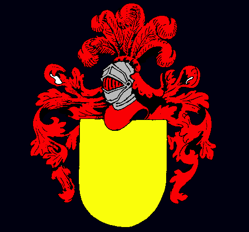 Escudo de armas y casco