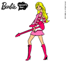 Dibujo Barbie la rockera pintado por albuchi