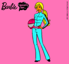 Dibujo Barbie piloto de motos pintado por alba_hada
