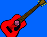 Dibujo Guitarra española II pintado por loli48523694