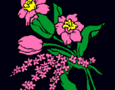 Dibujo Ramo de flores pintado por lurdes22