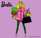 Dibujo Barbie de compras pintado por albuchi