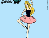 Dibujo Barbie bailarina de ballet pintado por jhuirhfiuwrr