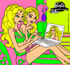 Dibujo Barbie chateando pintado por jhghfiuhfkhv