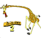 Dibujo Madagascar 2 Melman 2 pintado por RatitaRuiz