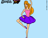 Dibujo Barbie bailarina de ballet pintado por silvialsm56