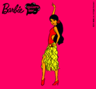 Dibujo Barbie flamenca pintado por alba_hada