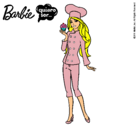 Dibujo Barbie de chef pintado por albuchi