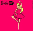 Dibujo Barbie bailarina de ballet pintado por lray