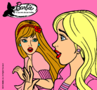 Dibujo Barbie sorprendida pintado por jessicaaaaaa