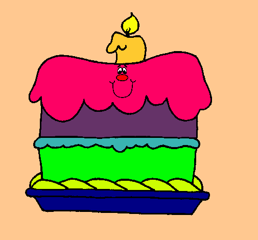 Pastel de cumpleaños