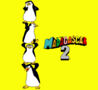 Dibujo Madagascar 2 Pingüinos pintado por esnaidi