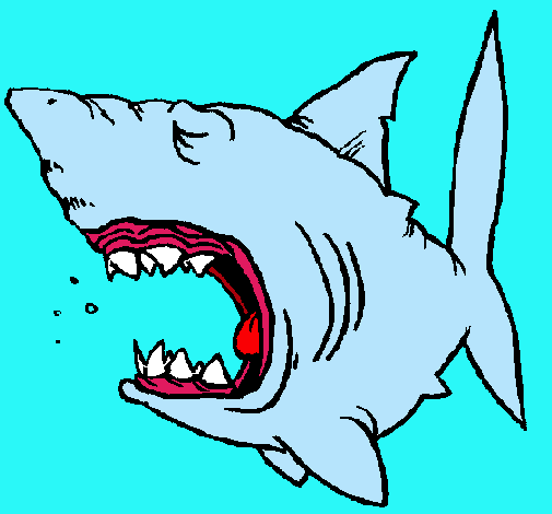 Dibujo Tiburón pintado por Kenn