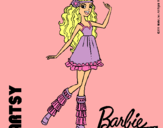 Dibujo Barbie Fashionista 1 pintado por elania