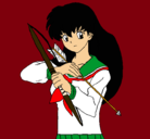 Dibujo Kagome pintado por itaru