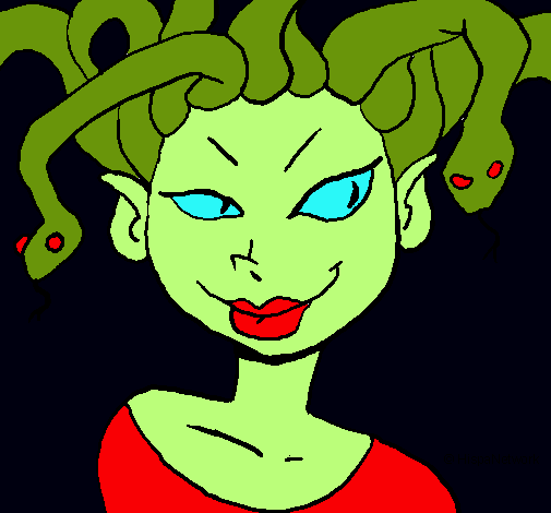 Mujer medusa