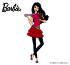 Dibujo Barbie y su mascota pintado por MerceLopez