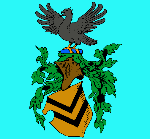 Escudo de armas y aguila 