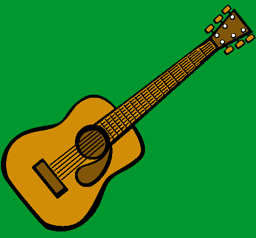 Dibujo Guitarra española II pintado por bece080201