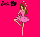 Dibujo Barbie bailarina de ballet pintado por emily22