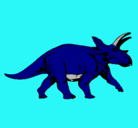 Dibujo Triceratops pintado por NAEEM