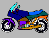 Dibujo Motocicleta pintado por Lance5