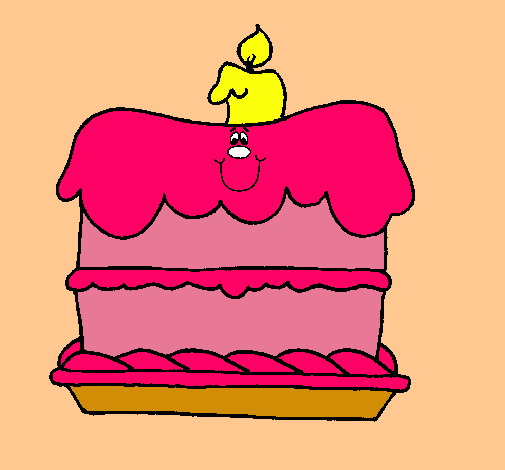 Pastel de cumpleaños