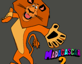 Dibujo Madagascar 2 Alex 2 pintado por Torii