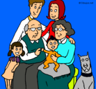 Dibujo Familia pintado por micche