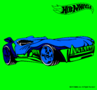 Dibujo Hot Wheels 3 pintado por molol