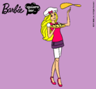 Dibujo Barbie cocinera pintado por albuchi