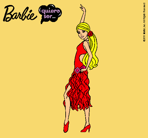 Barbie flamenca