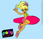 Dibujo Polly Pocket 3 pintado por groci