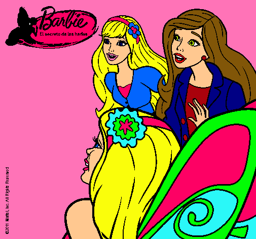 Barbie y sus amigas sorprendidas