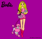 Dibujo Barbie con sus mascotas pintado por Belkis15