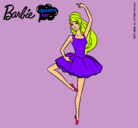 Dibujo Barbie bailarina de ballet pintado por Bailarina_ba