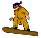 Dibujo Snowboard pintado por Lcuiano