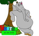 Dibujo Horton pintado por jimana