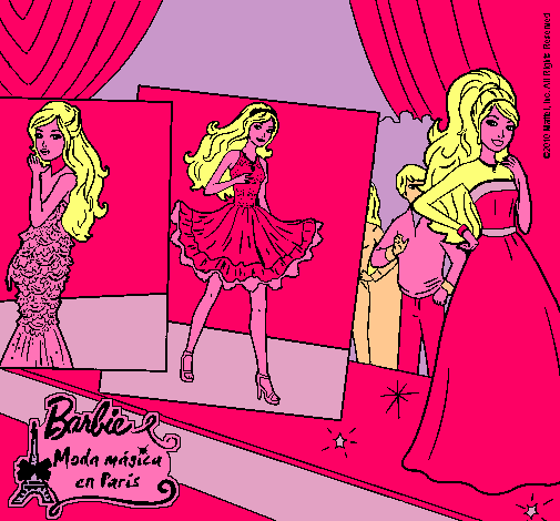 Barbie, desfilando por la pasarela