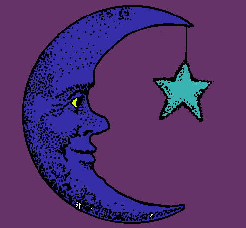 Luna y estrella