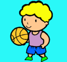 Dibujo Jugador de básquet pintado por ijklkjkmmmmm