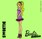 Dibujo Barbie Fashionista 6 pintado por silvitica