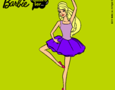 Dibujo Barbie bailarina de ballet pintado por HGYHGJHKHLIG